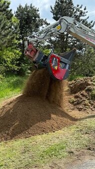 Třídící lopata na bagr Difco 4-6