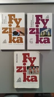 Učebnice fyziky pro SŠ - 3 učebnice
