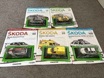 Modely ŠKODA KALEIDOSKOP DEAGOSTINI 1:43