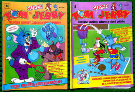 2 x Komiks TOM A JERRY č. 15+16 /1991 Merkur
