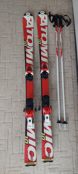 Lyže Atomic Race 10 s vazáním,délka 130 cm,