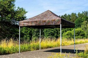 Nůžkový stan Kataro 3x3m - maskáčový (kamufláž)