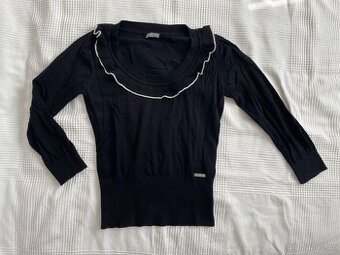 Černý 3/4 svetr značky Pietro Filipi vel. S/M