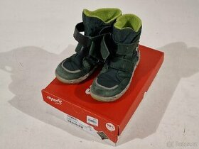 Prodám dětské kotníčkové zimní boty SuperFit - velikost 33