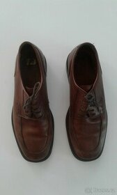 Kožené hnědé boty