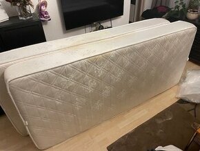 Prodám starší, použitelné matrace 90x200 cm, 2 ks
