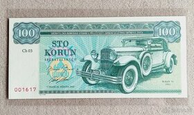 Bankovka 100 korun zberatelských - Wikov 70