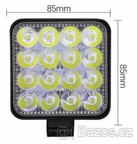 Led reflektory modré, červené