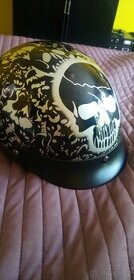 Moto helma chopper, vel. S-M
