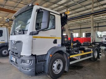 MAN TGM 18.290 RUKA HIAB A NOSIČ KONTEJNERU 10T