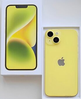 iPhone 14 Yellow BATERIE 100% TOP