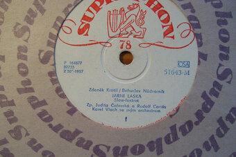 EP deska R.Cortéz,J.Čeřovská 1957-Jarní láska,Lásko má/40/