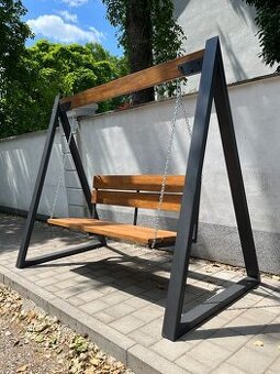 exkluzívna houpačka akát + kov,dovoz možný