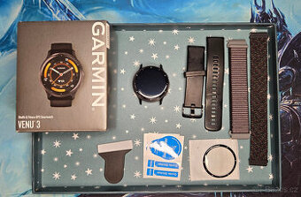 Chytre hodinky Garmin Venu 3 + prislusenstvi