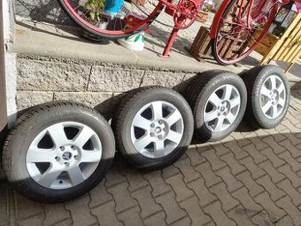 ALU disky originál Škoda 5x112 r15 ( sada č.4)