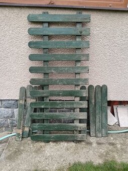 Dřevěné plotové díly