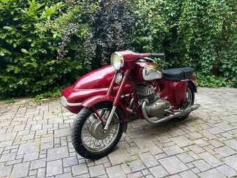 Jawa 350 Panelka sidecar Velorex