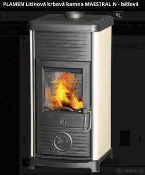 krbová kamna MAESTRAL - nová, nerozbalená