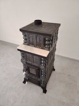 Kachlová kamna Mona s varnou deskou zelená