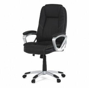 Kancelářské křeslo v černé ekokůži model KA-Y282 BK