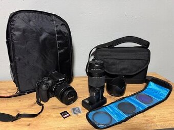 Canon EOS 2000D + EF-S 18-55 mm f/3.5-5.6 IS II + EF 75-300