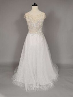 Luxusní nenošené svatební šaty, Artemida - 44 EU (XL)