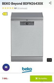 Prodám zánovní myčku BEKO