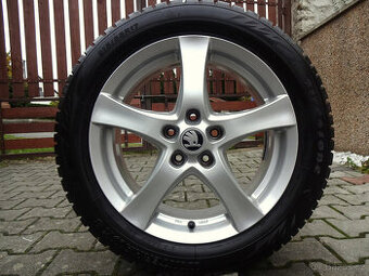ZÁNOVNÍ ZIMNÍ ALU 17" 5x112 pneu 215/55R17 Superb, Passat
