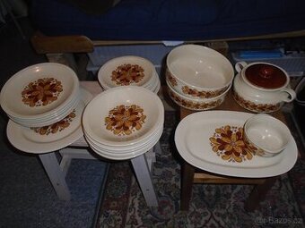 Retro jídelní souprava VEB Colditz, NDR