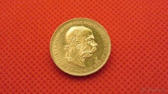 Koupím zlaté mince -zlaté koruny FJI, 8 zlatník, SV dukát