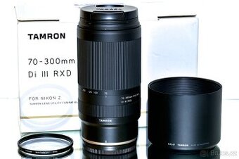 Nikon Z Tamron 70-300mm f/4.5-6.3 Di III RXD NEPOUŽÍVANÝ