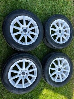 4x alu disky 5x112 R16, letní pneu 70%