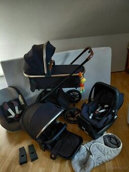 Trojkombinace Moon a autosedačky Maxi Cosi 0- 18 kg