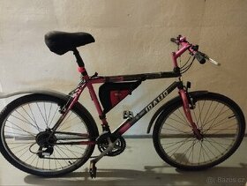 Prodám pánské růžovo šedé jízdní kolo značky Author