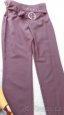 Tmavě fialové business kalhoty - nové