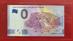 0 Euro bankovka Hitler ORLÍ HNÍZDO,Kehlsteinhaus,ANNIVERSARY - 1
