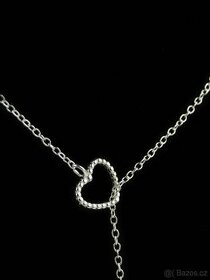 Dámský náhrdelník - stříbro - nový - dárkové balení