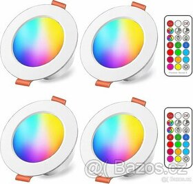 iLC LED vestavné bodové světlo RGB  (balení 4 ks) - 1