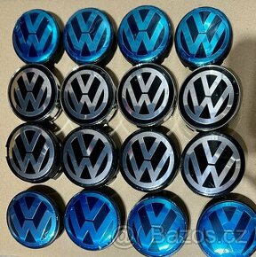 Středové krytky na ALU kol Volkswagen VW56,60,63,65mm - 1