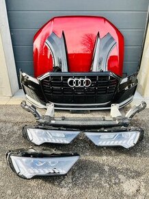 Audi Q7 4M facelift S-line kapota světla blatníky nárazník - 1