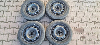 Plechové disky Škoda Fabia 1 5x100 6x14 ET43 185/60r14 letní