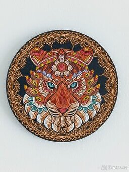 Diamantový obraz Lion 30cm