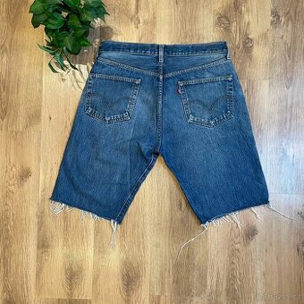 Modré džínové Levis kraťasy 36/34