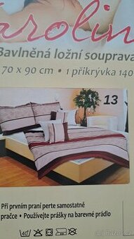 nové bavlněné povlečení - 1