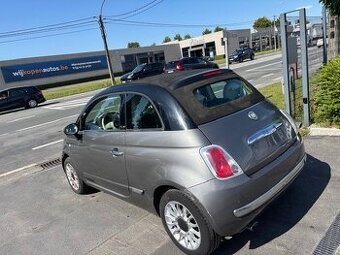 fiat  500 cc  1,2  i  klima , kůže . 106tkm