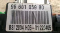 Peugeot Citroen BSI 2004 H05-00 9660105980
