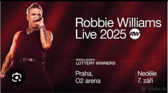 Robbie Williams 7.9. 2025 stání u pódia