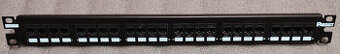 Ethernet Patch Panel 24 Port All Metal Black CP24BLY + CJ58
