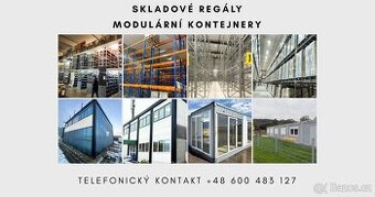 PRODEJ REGÁLŮ, KONTEJNERŮ A PRŮMYSLOVÝCH STROJŮ