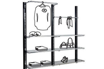 Závěsný sistém SPONA,vybaveni do obchodu, Prodejní systém VA